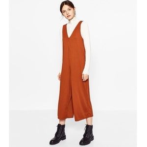 Zara Trf Ribbed Overall Jumper size M